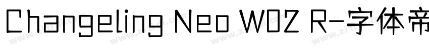 Changeling Neo W02 R字体转换